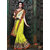 Rozdeal Red Brocade Embroidered Saree With Blouse