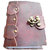 eShilp Handmade Leather Diary Plain 3 piece 1 Lock Closure Size 15x12x2.5 Cm Brown