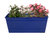 Trust Basket Rectangular Railing Planter -Dark Blue (12 Inch)