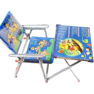 Steel Art Table Chair Set For Kids
