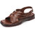 Action Shoe MenS Brown Casual Buckle Sandals