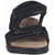 Action Shoe MenS Black Casual Velcro Sandals