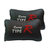Bull Rider Type R - Universal Car Seat Neck Cushion Pillow - Set Of  2 - (Black)