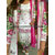 White Georgette Embroidered Semi- Stitched Dress Material