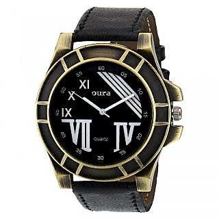 OURA-ANTIK1-271 Analog Antik Black Dial Casual Wear Watch For Men
