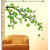 Pvc Green Leaves Branch And Tulips Wall Sticker (37X28 Inch)