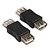 Durable Standard USB 2.0 Type A Female to Female Extension Coupler Durable Adapter Converter (SizeOne Size)