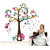 Pvc Angel Girl Tree And Yellow Flowers Branch Wall Sticker