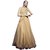 Triveni Glorious Beige Colored Embroidered Net Gown