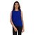 Su And Jay Top Poly Georgette Blue