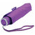 3 Fold Purple Nylon Cloth Umbrella- Set of 2