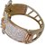 Shreya Collection Luxury Rhinestone Flower Bangle Bracelet Watch