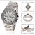 Paidu Stone Studded silver watch for Women