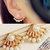 Designer Small Pearl Dragon Hand Ear Cuff Ear Stud Earrings, Women, Girls