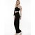 @rk New Fashion Women Casual Summer Black color Palazzo Pants ,Plazzo Trousers with Nicker