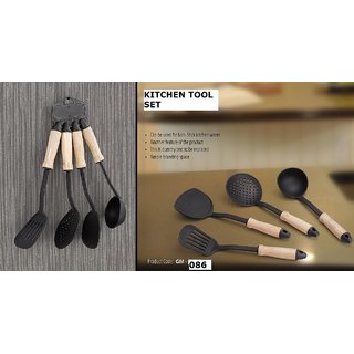  Kitchen  Tool Set  Of 4 With Wodden Handles  Model  Isgm 86 
