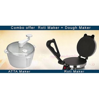 Combo Of Chapati Maker + Dough Maker(aata Maker)