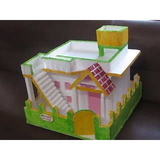 thermocol dollhouse