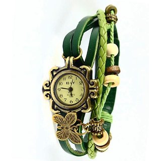 Leather Strap Watch Hand knitted Leather watch women watches Prices in India Shopclues Online Shopping Store