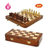 Folding wood chess board set (15 Inches)