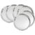 Stainless steel Round Dinner Plate Set of   6 pcs