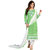 Shopeezo Pista Green Colored Chanderi Embroidered Dress Material (Unstitched)