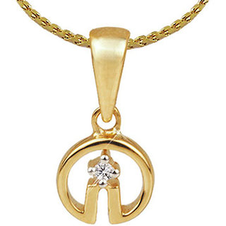 Diamond Pendant In Yellow Gold - SAN01