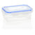 RK Super Lock  Seal Polypropylene Rectangular Containers, 110 ml, Set of 3, Transparent