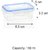 RK Super Lock  Seal Polypropylene Rectangular Containers, 110 ml, Set of 3, Transparent