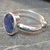 6 Ct Natural Blue Sapphire Sterling Silver Adjustable Ring For Men  Women CH330