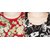 Klick2Style Combo of 2 Net Yoke Lace Floral Print Crop Top Red-Blk