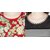Klick2Style Combo of 2 Net Yoke Lace Floral-Stripe Print Crop Top Red-Blk