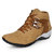 BUWCH Mens Tan Lace-up Boots