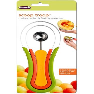 Scoop Troop Melon Baller And Fruit Scoop Set - SOPTOP