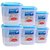 Chetan Soft Lock Food Containers, 1.25/2.0/3.0 Ltrs- 6 Pc Set