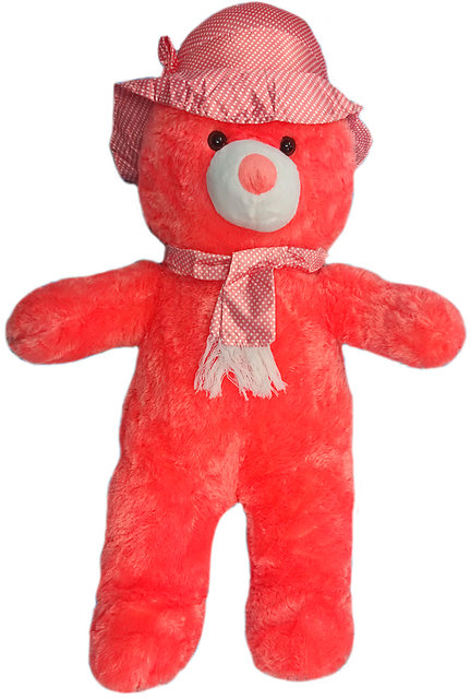 big teddy bear with cap