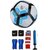 Shoppers Blue/White Football (Size-5) Combo