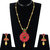 Spargz Traditional Pendant Set Studded with Kemp Stone AIPS 219