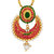 Spargz Traditional Pendant Set Studded with Kemp Stone AIPS 220