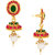 Spargz Traditional Pendant Set Studded with Kemp Stone AIPS 220
