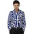 Hankcock Cotton Blue Men Full Sleeves Formal Shirts (425Blue)