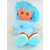 Tickles Blue Doll-Light  Sound Effect with Hanging Loop-Musical Stuff Soft Toys For Kids, Children