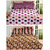 Always Plus Combo Multicolor Cotton Double Bedsheets (2 Bedsheet With 4 Pillow Cover)WithTC 170