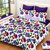 Floral 120TC Cotton Bedsheet (1 Double bedsheet With 2 Pillow Cover TC120