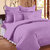 Always Plus Pink Striped Satin Bedsheet (1 Double bedsheet With 2 Pillow Cover)with TC220