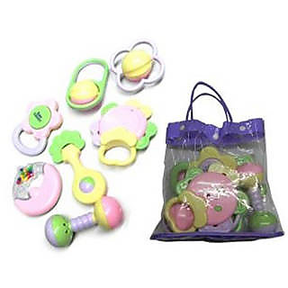 Baby Pouch Rattle (Pack of 7 Pcs )