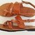 brown sandals