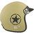 Retro style Jet Star Helmet ( ISI Approved ) (Desert Storm Matt)