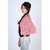 Fashionable Pink Woolen Cape For Girls