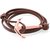 Outdazzle Brown Leatherite  ANCHOR Bracelet - Rose Gold